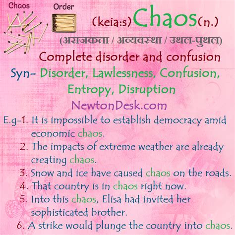chaos in tagalog|Chaos Meaning – Complete Disorder And Confusion.